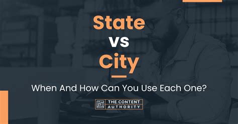 state vs city